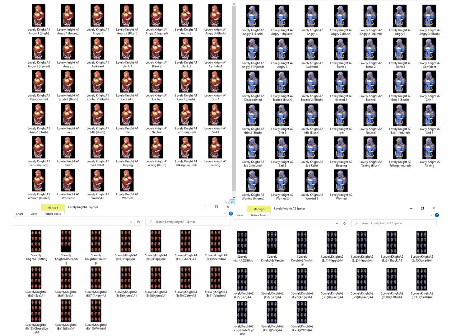 RPG Maker MV - Lovely Knights Character Assets #4