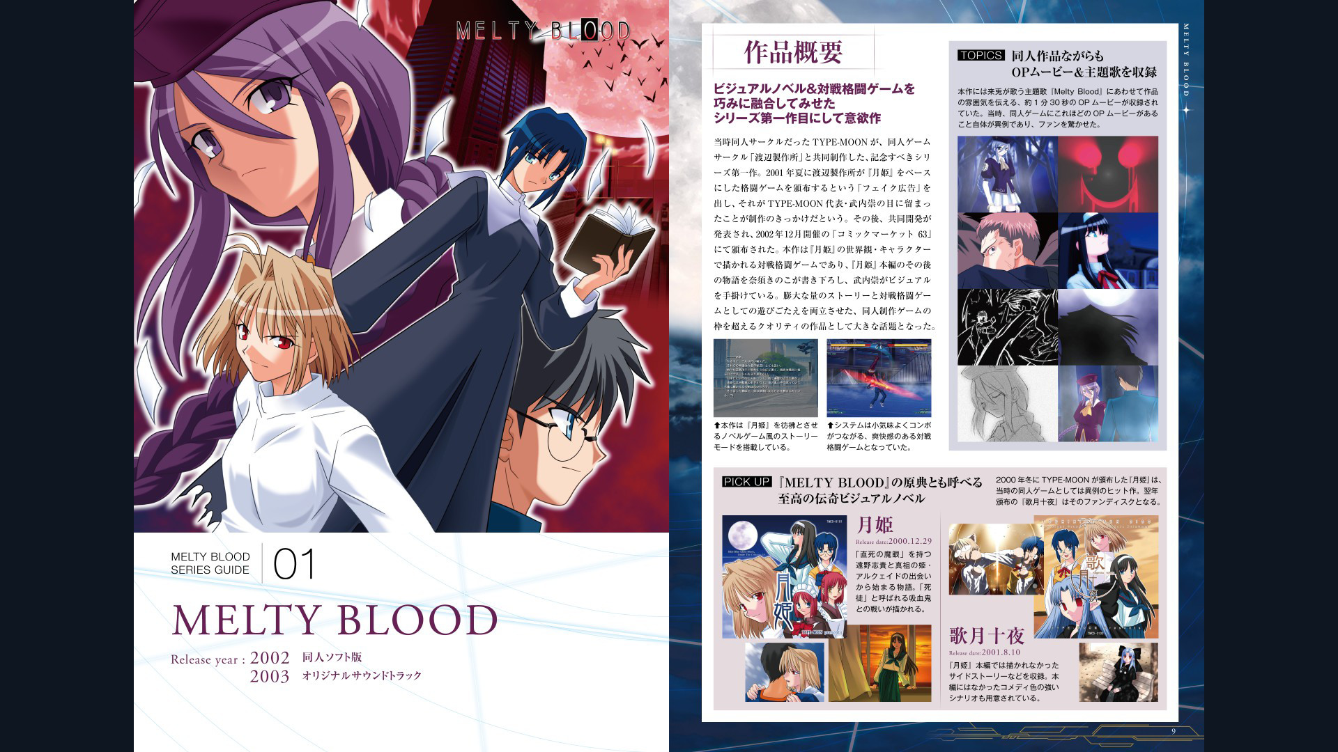 FR版 MELTY BLOOD(メルティブラッド)5点+月姫読本、サントラ - アニメ