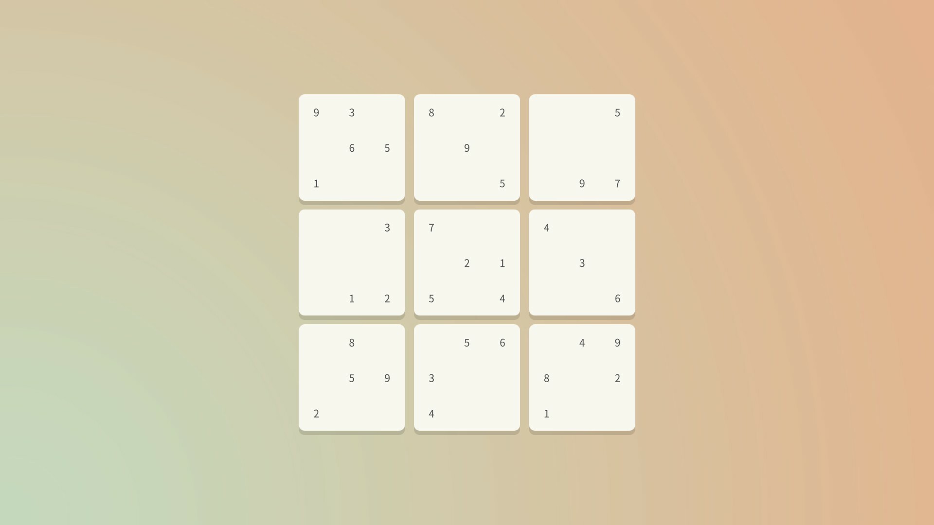 Meta Sudoku screenshot 1
