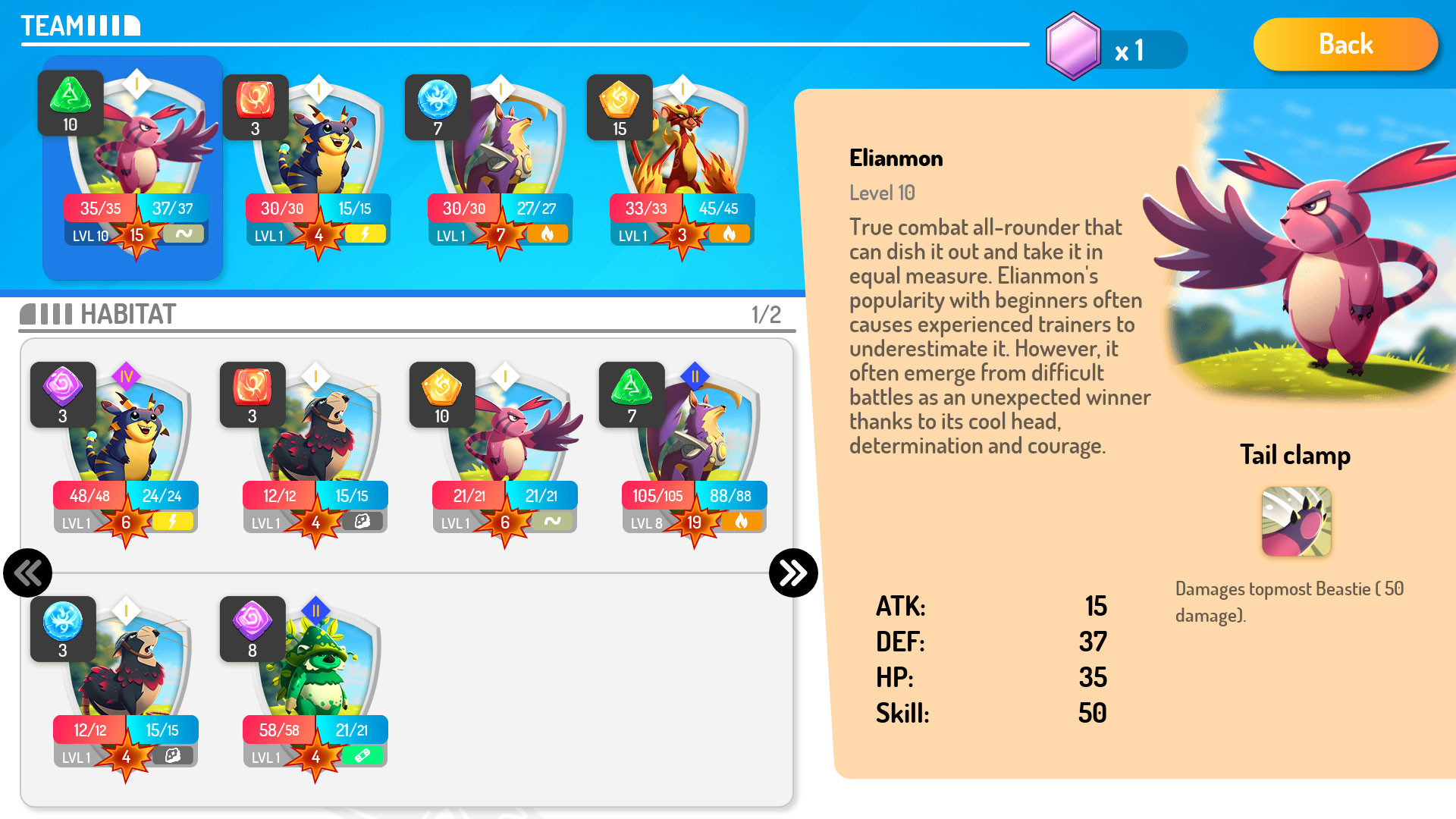 Beasties - Monster Trainer Puzzle RPG #7