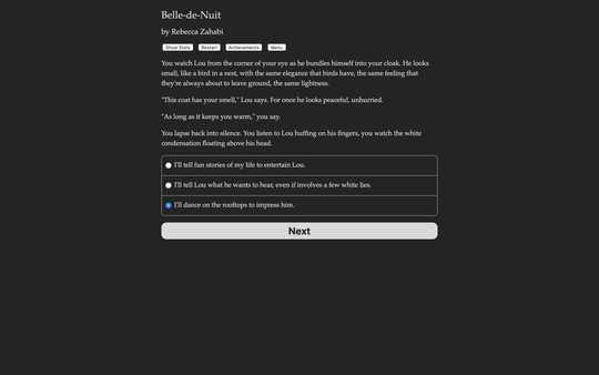 Belle-de-Nuit game for Linux 1