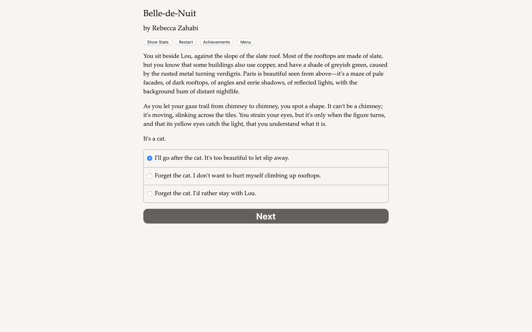 Belle-de-Nuit Demo #4