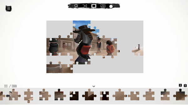 Скриншот из Jessie 'Boom' James - a jigsaw chess tale Скриншот из Jessie 'Boom' James - a jigsaw chess tale