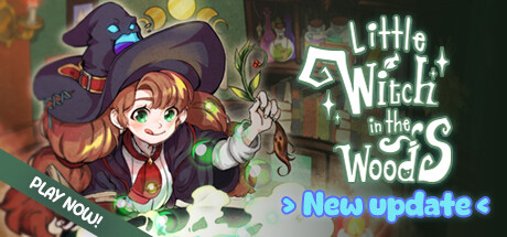 Steam header art for Little Witch in the Woods