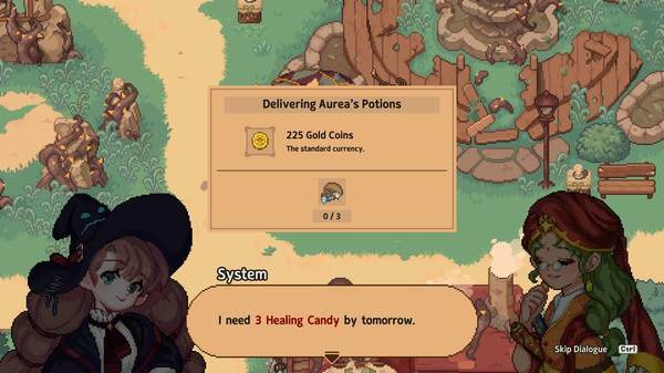 Screenshot of Little Witch in the Woods