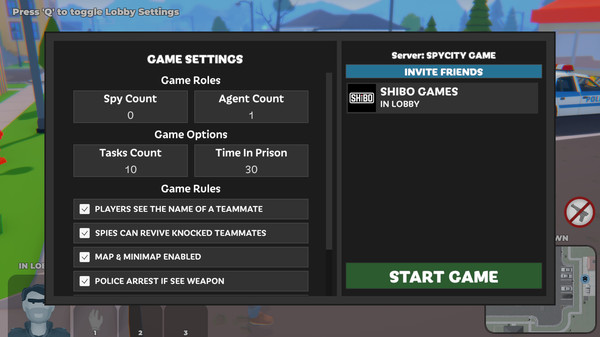 Скриншот из SPYCITY