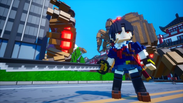 EARTH DEFENSE FORCE: WORLD BROTHERS - Saki, the Crazed Little Sister Swordswoman from "OneeChanbara"