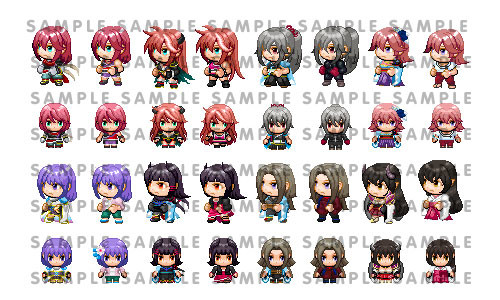 RPG Maker MZ - Fantasy Heroine Character Pack 5