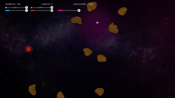 Скриншот из Asteroid Blasters