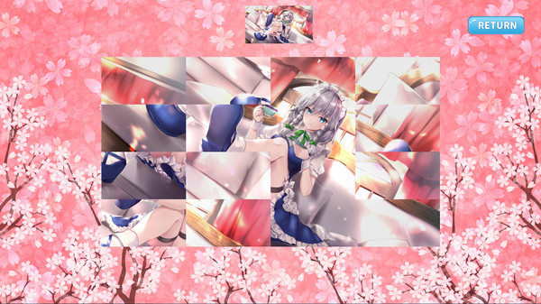 Puzzle girlfor windows and Linux 1