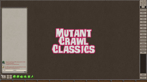 скриншот Fantasy Grounds - Mutant Crawl Classics Role Playing Game 0