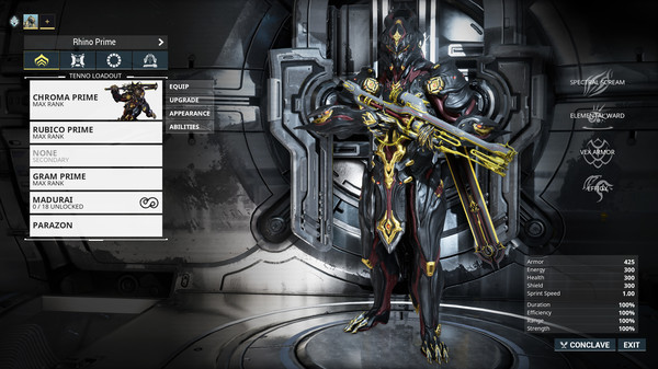 скриншот Warframe: Prime Vault – Zephyr & Chroma Dual Pack 4