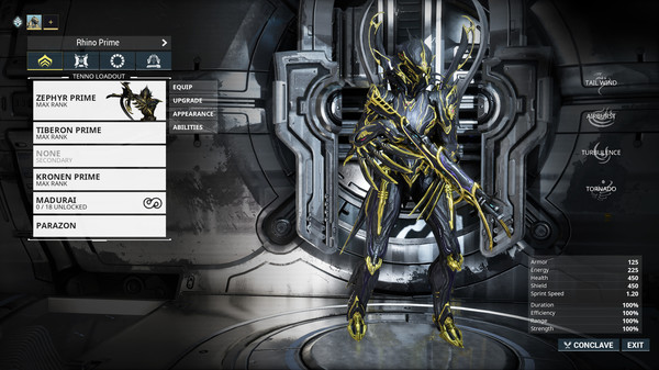 скриншот Warframe: Prime Vault – Zephyr Prime Pack 2