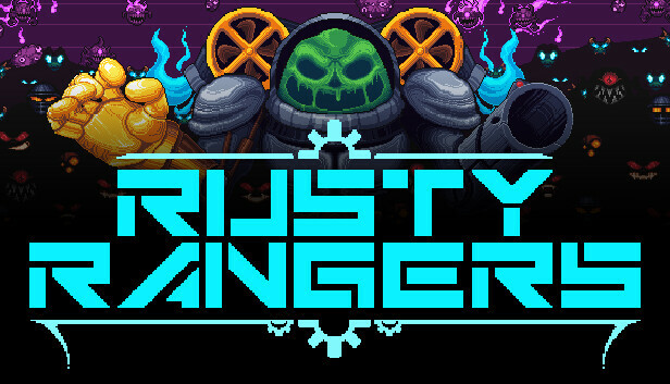 Imagen de la cápsula de "Rusty Rangers" que utilizó RoboStreamer para las transmisiones en Steam