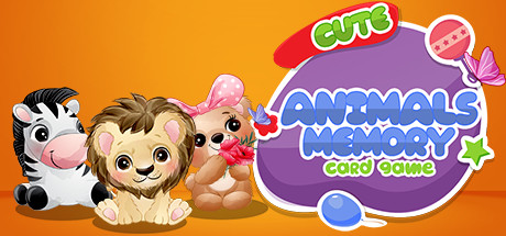 Cute Animals Memory Card Game Cover Image