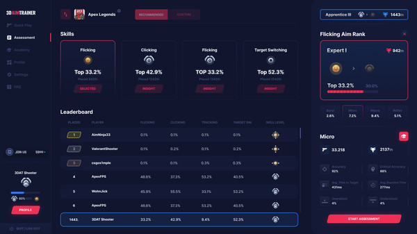 3D Aim Trainerfor windows and Linux 1