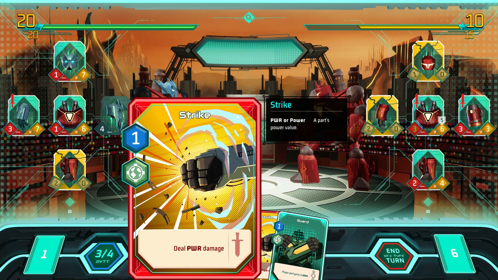 Jogo Mech Arena: Robot Showndown traz lutas de robôs para o