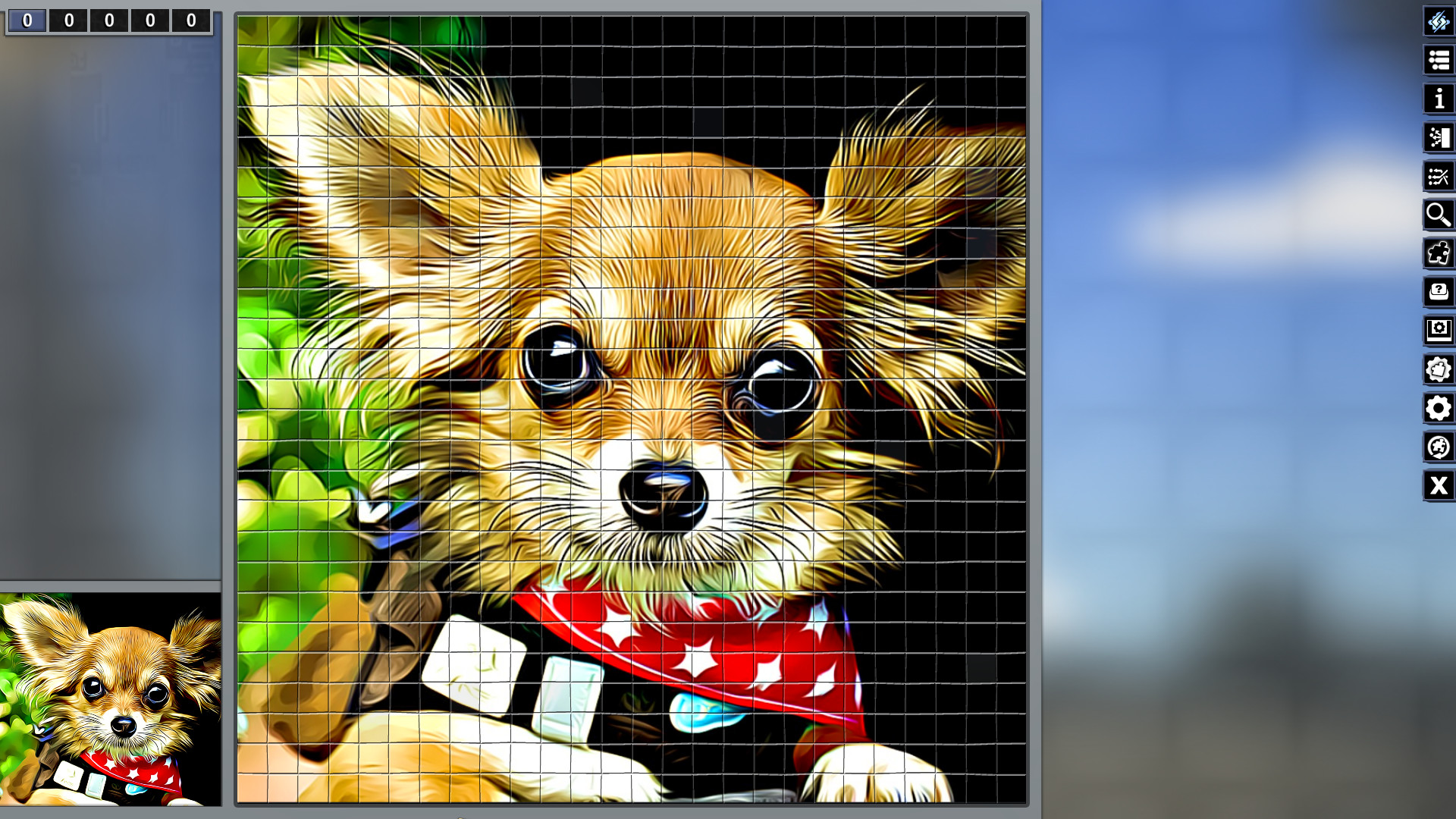 Pixel Puzzles Illustrations & Anime - Jigsaw Pack: Little Dogs #8