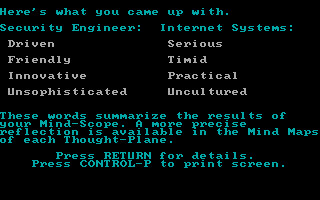 Скриншот из Timothy Leary's Mind Mirror Скриншот из Timothy Leary's Mind Mirror