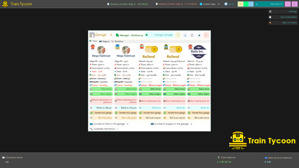 Train Tycoonfor windows and Linux 1