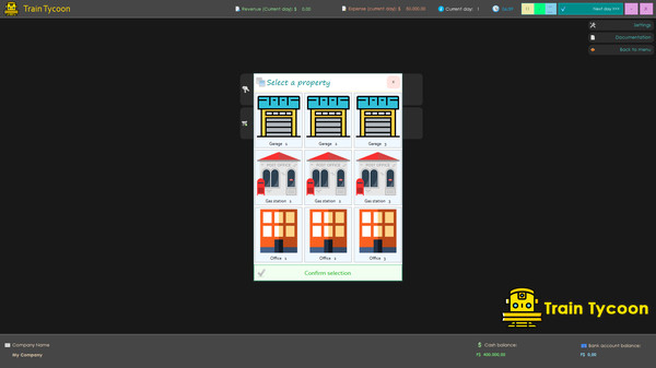 Train Tycoon game for Linux 1