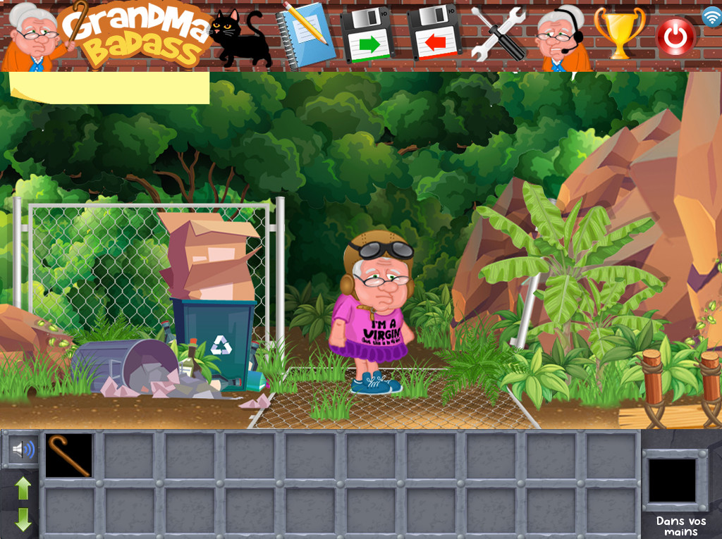 GrandMa Badass - a crazy point and click adventure screenshot 1