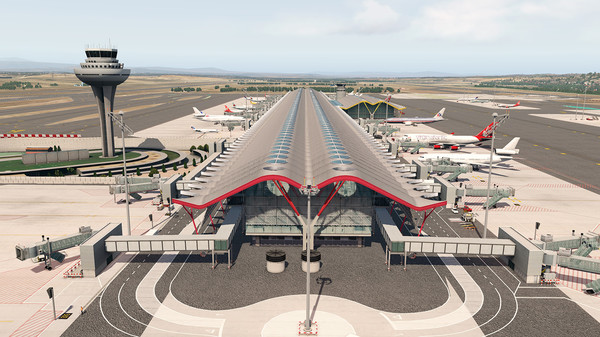 скриншот X-Plane 11 - Add-on: Aerosoft - Airport Madrid 0