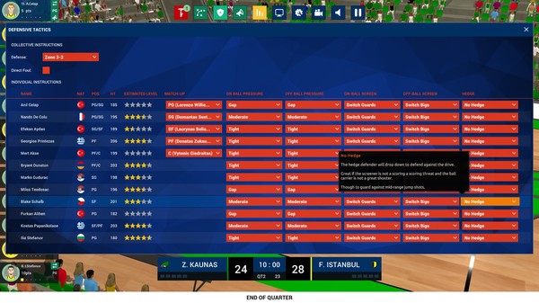 Скриншот из Pro Basketball Manager 2022
