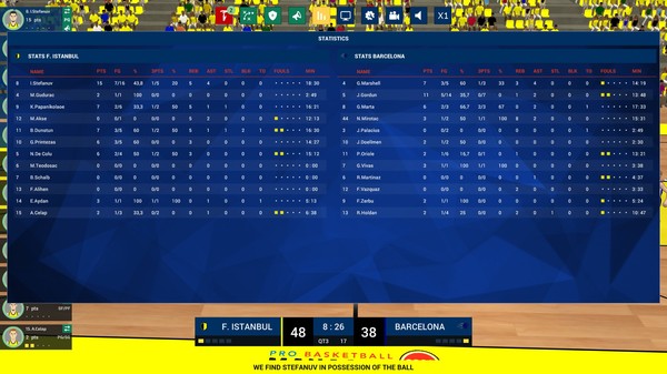 Скриншот из Pro Basketball Manager 2022