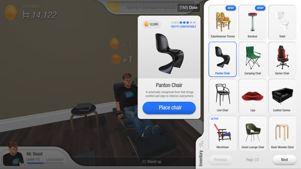 Chair Simulator game for Linux 1