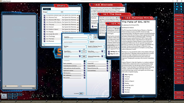 скриншот Fantasy Grounds - Star System Set: Muinmos (FULL SET) 0