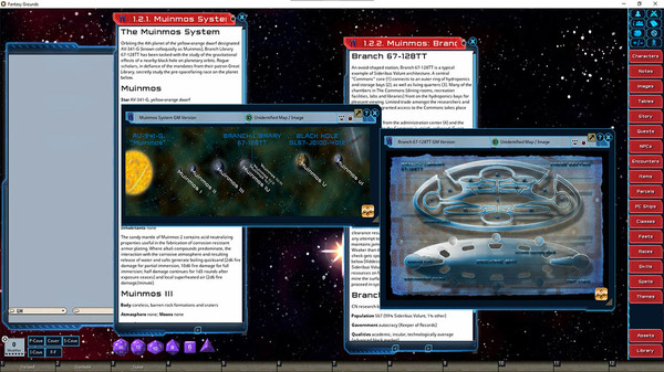 скриншот Fantasy Grounds - Star System Set: Muinmos (FULL SET) 2