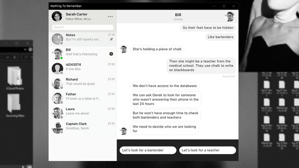 Скриншот из Nothing To Remember Скриншот из Nothing To Remember