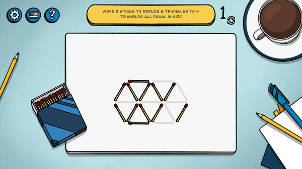 Matchsticks - Coffee Break Club game for windows Pc 1