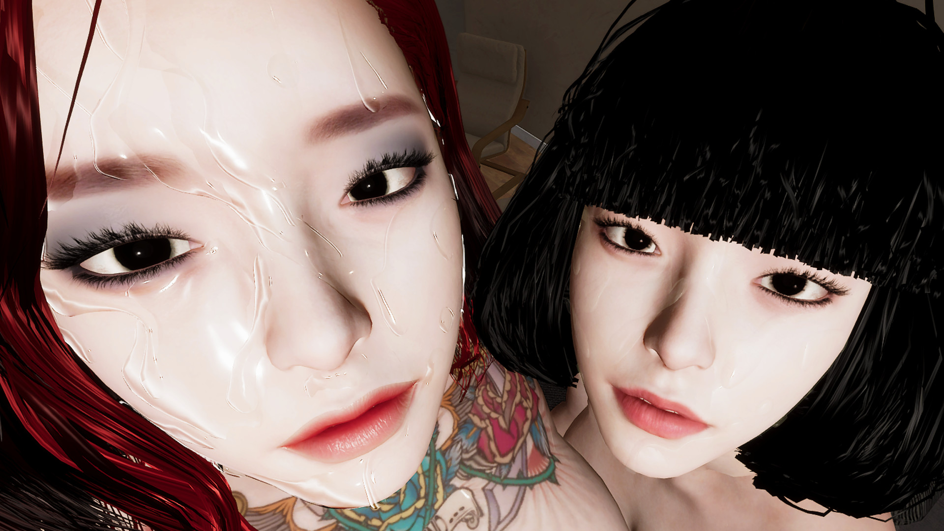 VR Hentai Lesbians SEX #7