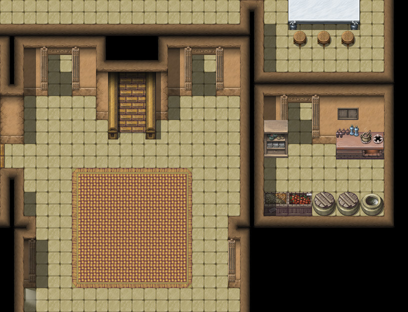 RPG Maker MZ - FSM - Desert Town and Ruins Tiles #11