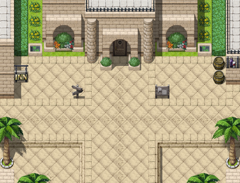 RPG Maker MZ - FSM - Desert Town and Ruins Tiles #2