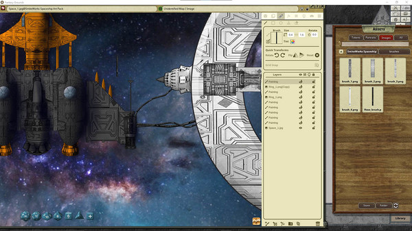 скриншот Fantasy Grounds - Fantasy Grounds Spaceship Art Pack 1