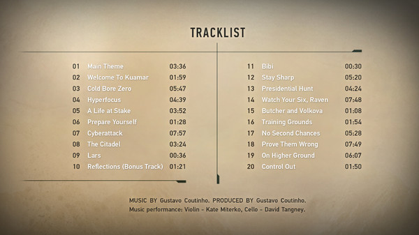 KHAiHOM.com - Sniper Ghost Warrior Contracts 2 Soundtrack