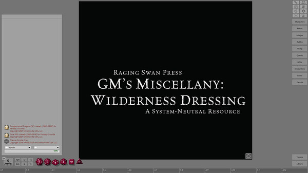 Fantasy Grounds - GM'S Miscellany: Wilderness Dressing