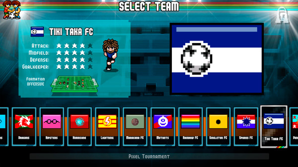 Скриншот из Pixel Cup Soccer - Ultimate Edition