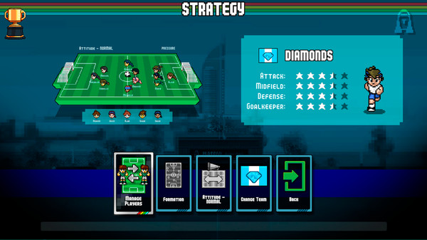 Скриншот из Pixel Cup Soccer - Ultimate Edition