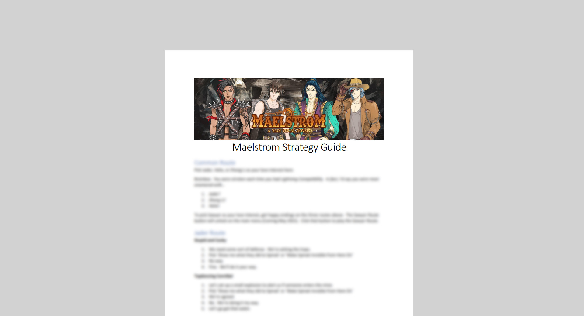 Maelstrom Strategy Guide screenshot screenshot 1