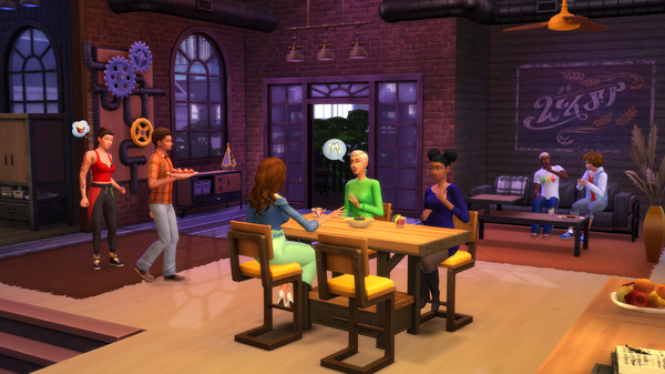 скриншот The Sims 4 Industrial Loft Kit 1