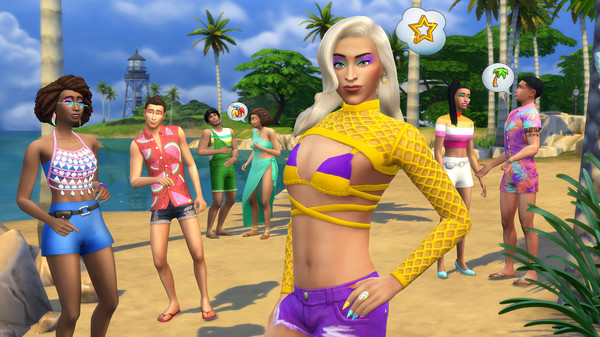 скриншот The Sims 4 Carnaval Streetwear Kit 1
