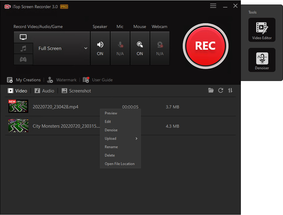 iTop Screen Recorder Pro 4.1.0.879 for android instal