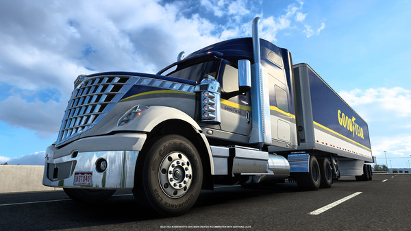 скриншот American Truck Simulator - Goodyear Tires Pack 1