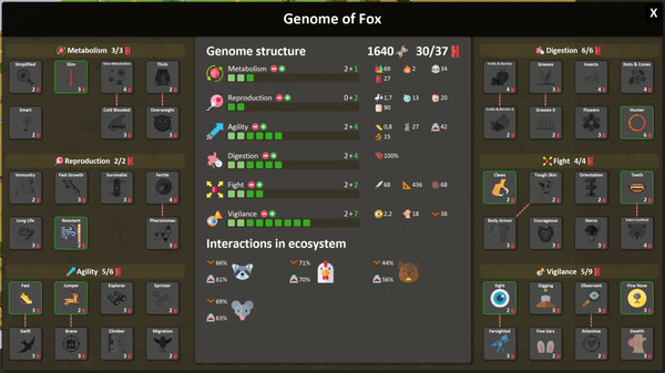 Territory: Animals Genetic Strategy game for Linux 1
