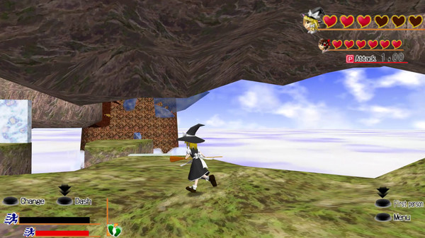 Touhou 3D Dungeon game for Linux 1