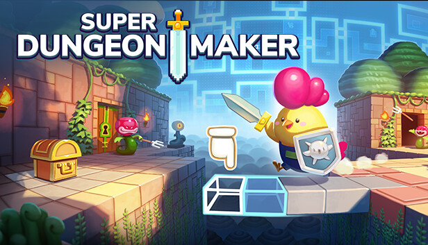 Capsule image of "Super Dungeon Maker" which used RoboStreamer for Steam Broadcasting